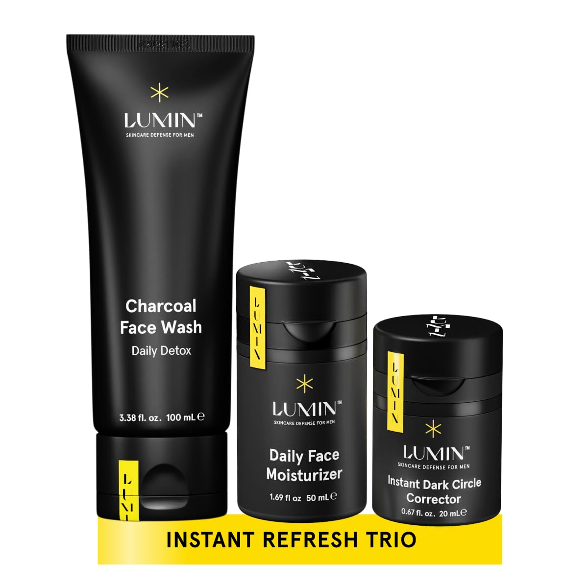 Lumin Smooth Operator Skincare Kit for Men | Face Wash Scrub & Moisturizer