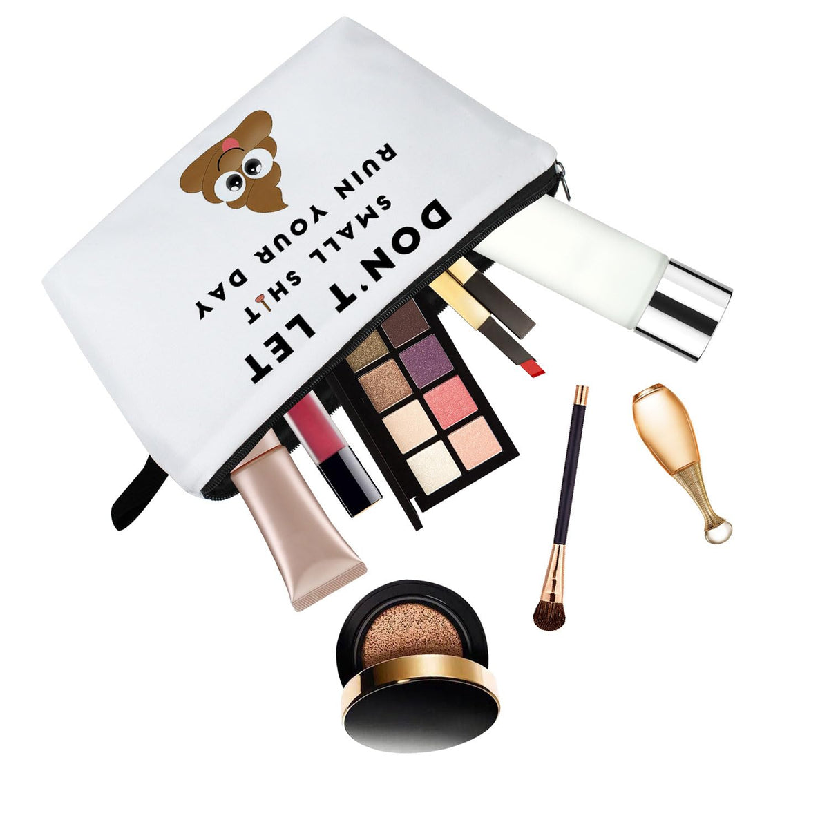 Funny Quote Print Small Cosmetic Bag -1