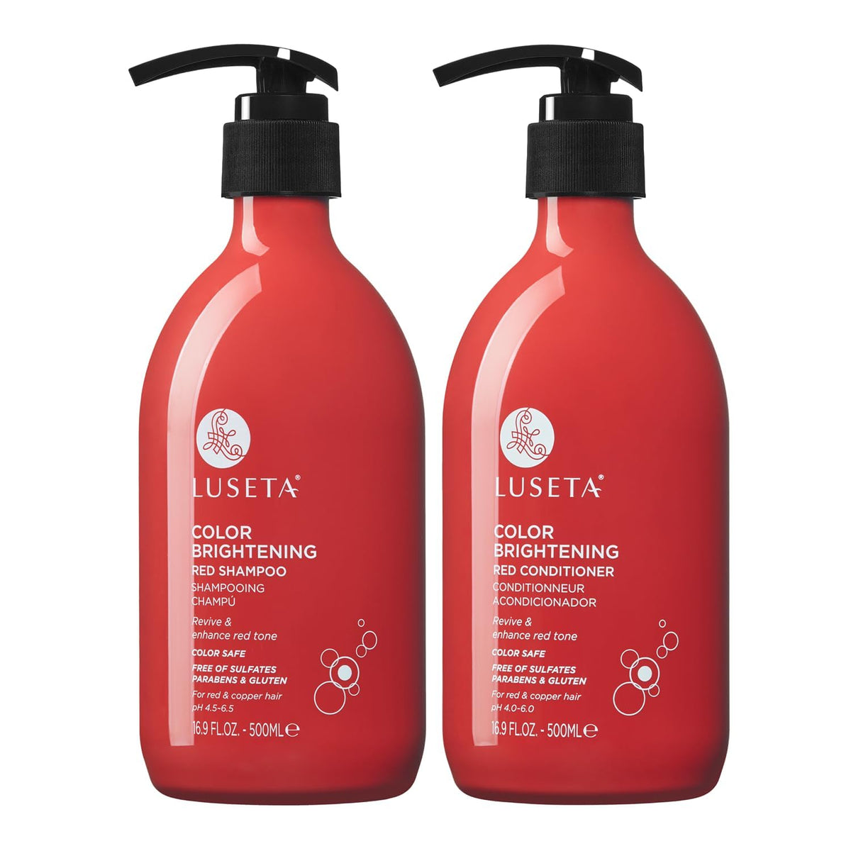 Luseta Rosemary Mint Shampoo and Conditioner Set for Hair Strengthening