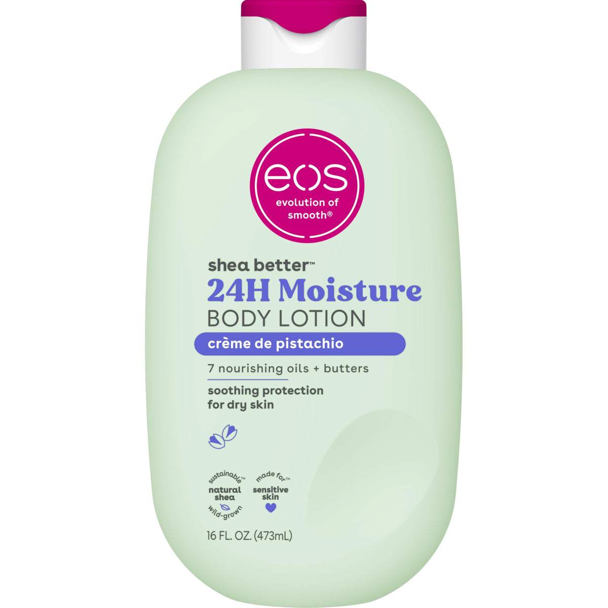 eos Natural Shea Better Body Lotion, Fresh & Cozy, 16 fl oz