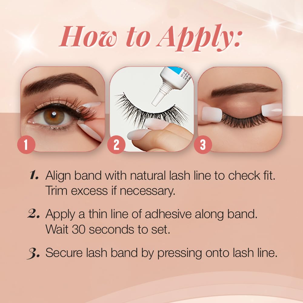 Ardell Naked Lashes 421 Subtle Volume Natural Look False Eyelashes, 4 Pairs