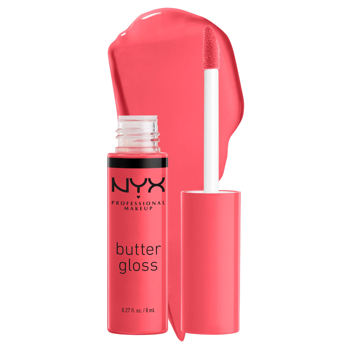 NYX PROFESSIONAL MAKEUP Butter Gloss, Non-Sticky Lip Gloss - Rocky Road (Wine)