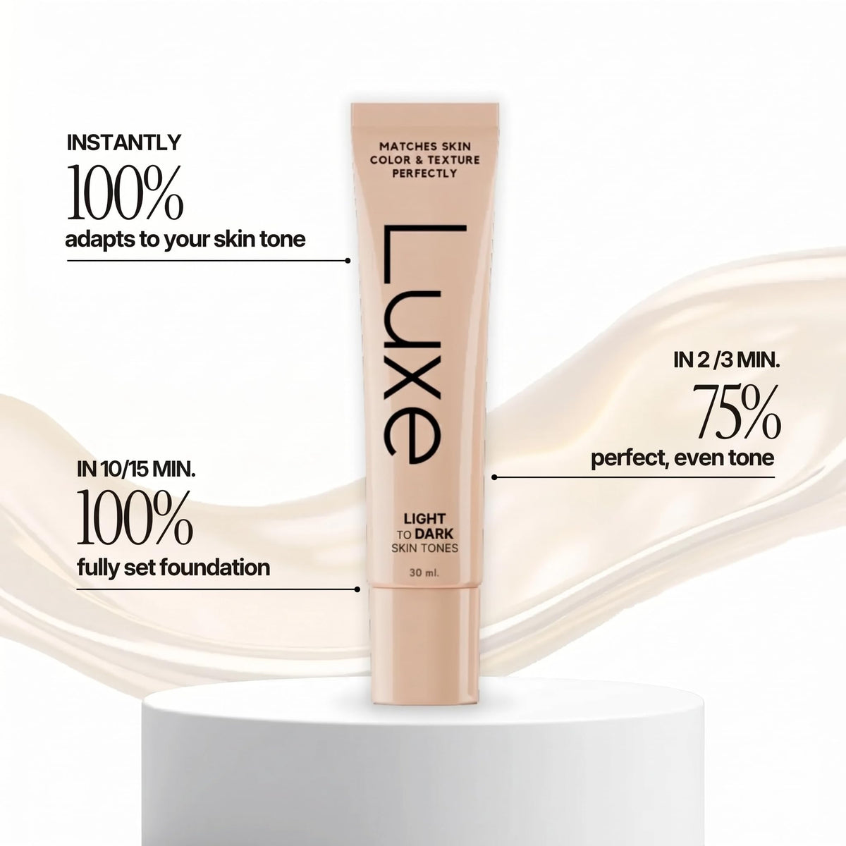 Luxe Color Changing Foundation – Light