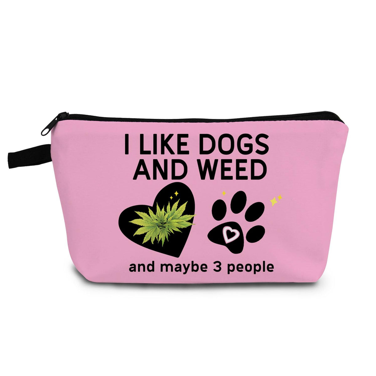 Funny Quote Print Small Cosmetic Bag -1