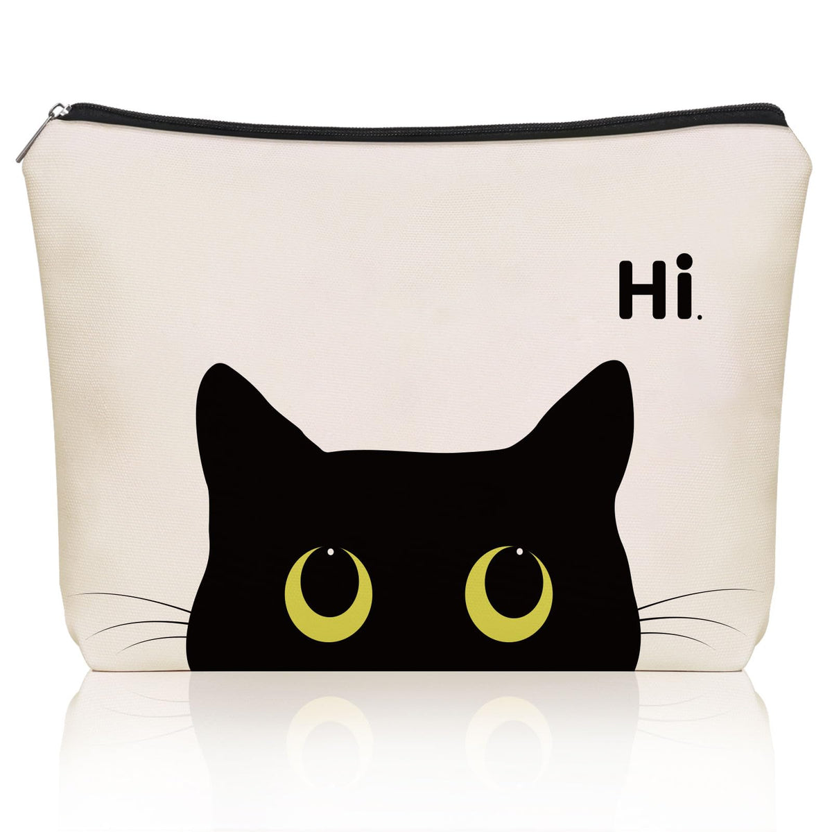 Bohemian Cat Mom Makeup Bag For Women & Teen Girl Cat Lover Gifts. Cute Boho Cats Themed Cosmetic & Toiletry Organizer Pouch For Daughters, Sisters, Friends.Ideal Gift For Travel, Christmas.
