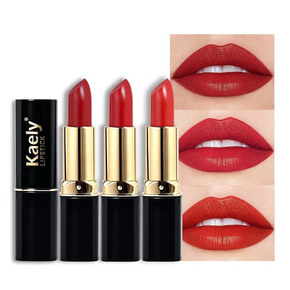 evpct Rich Rose Velvet Matte Lipstick Long Lasting Waterproof for Women