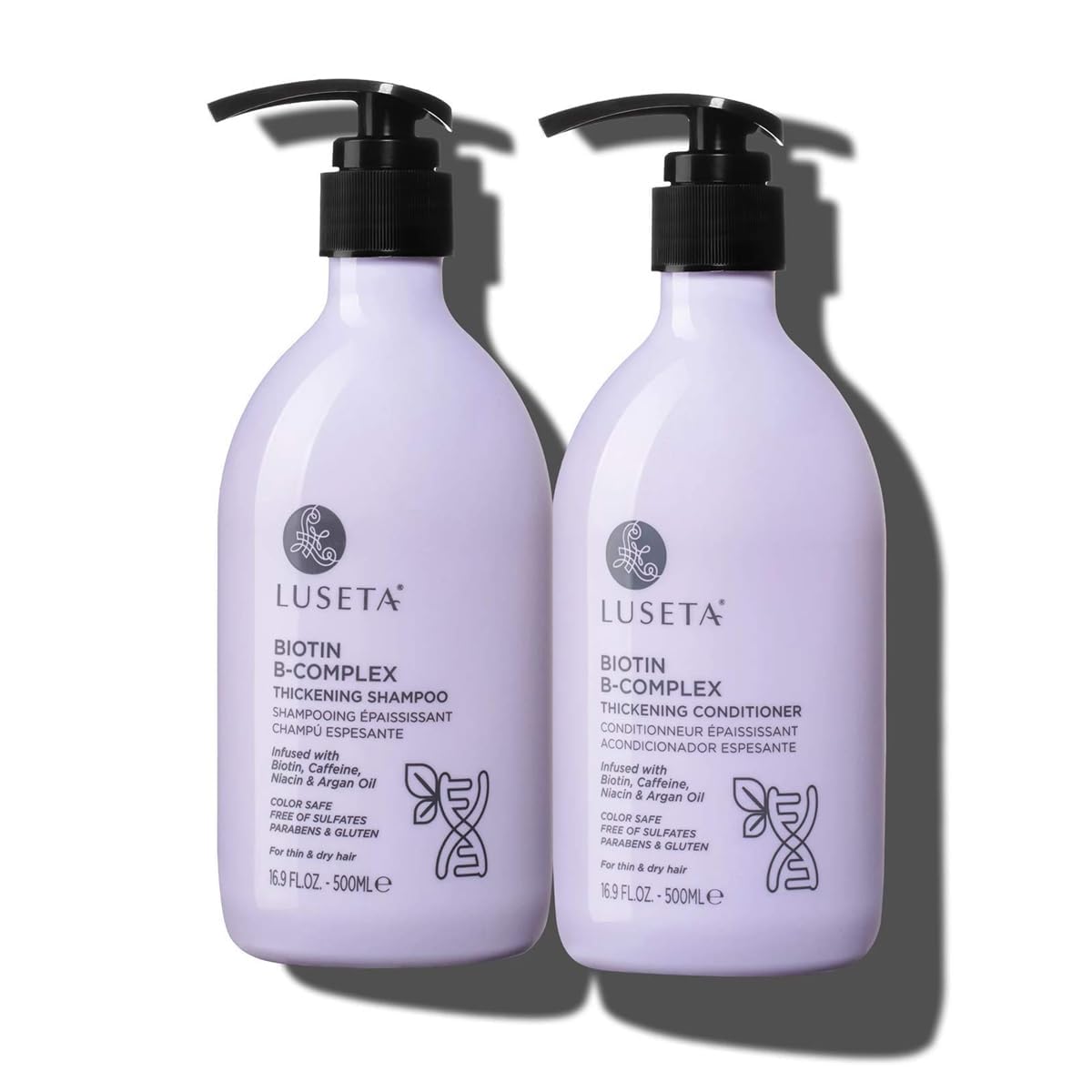 Luseta Rosemary Mint Shampoo and Conditioner Set for Hair Strengthening