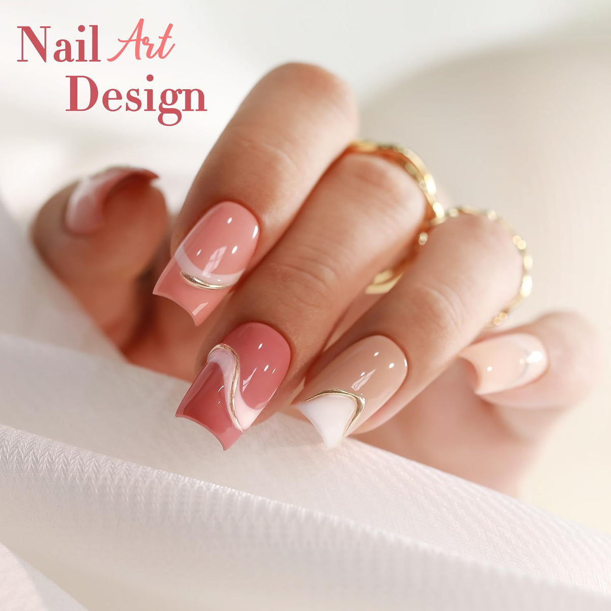 Double Rhythm 6 Pcs 15 ML Gel Polish Set Same Color Same Bottle Soak Off Gel Polish Kit Nail Art Manicure Salon DIY at Home for Women (Dark Light Brown Orange Maroon-T6-6)
