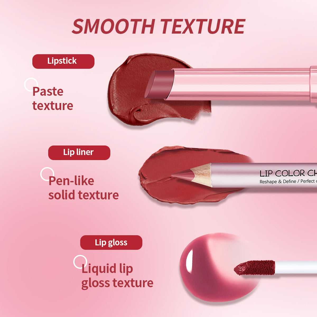12Pcs Matte Liquid Lipstick and Lip Liner Set, Lip Makeup Combo (Set A)