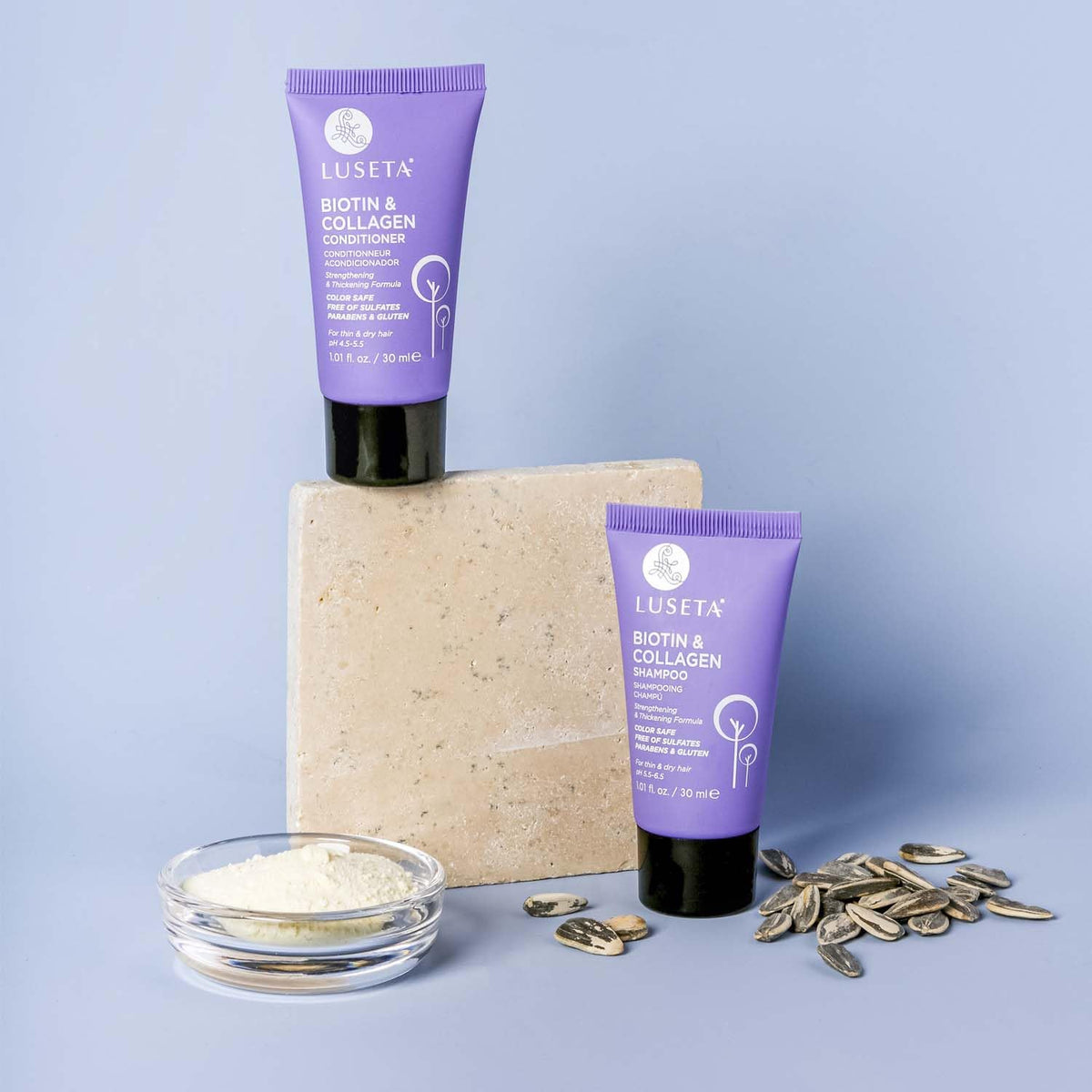 Luseta Biotin Shampoo and Conditioner Set, Thickening for Thinning Hair