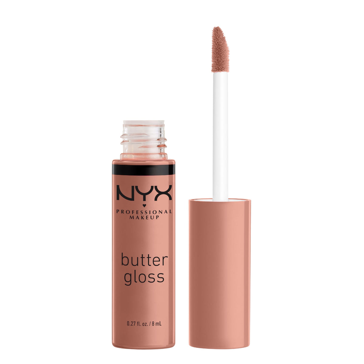 NYX PROFESSIONAL MAKEUP Butter Gloss, Non-Sticky Lip Gloss - Rocky Road (Wine)