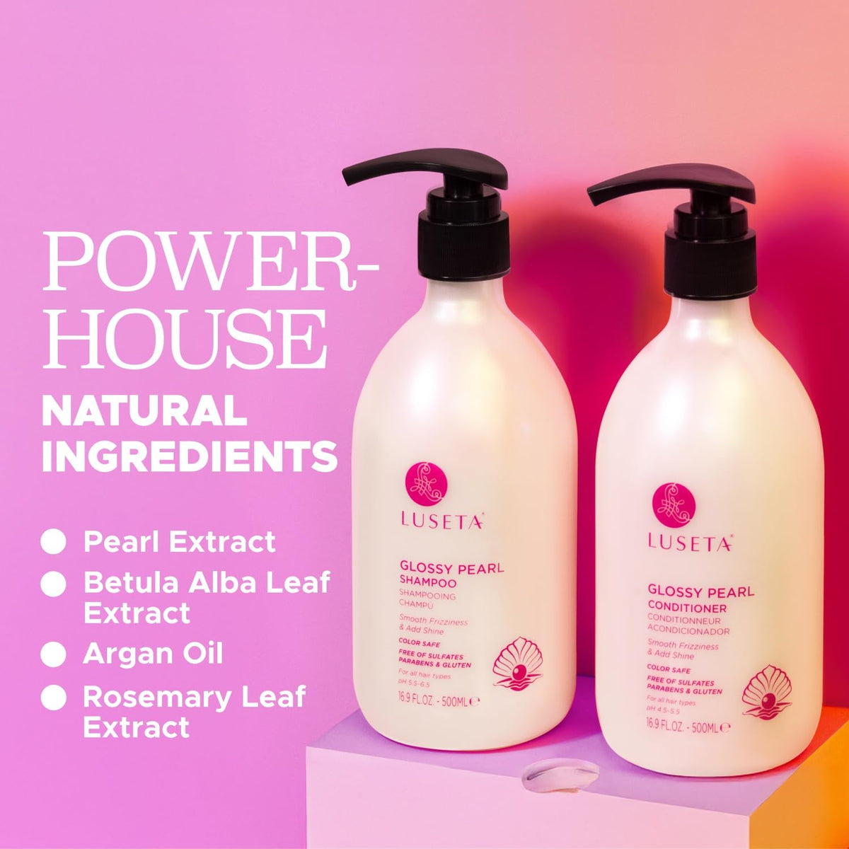 Luseta Biotin Shampoo and Conditioner Set, Thickening for Thinning Hair