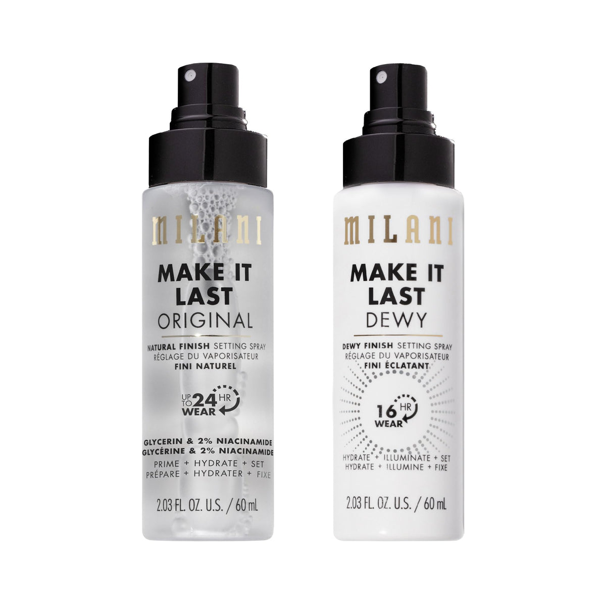 Milani Make It Last Microfine Mist Setting Spray for Makeup - 16 Hour Wear