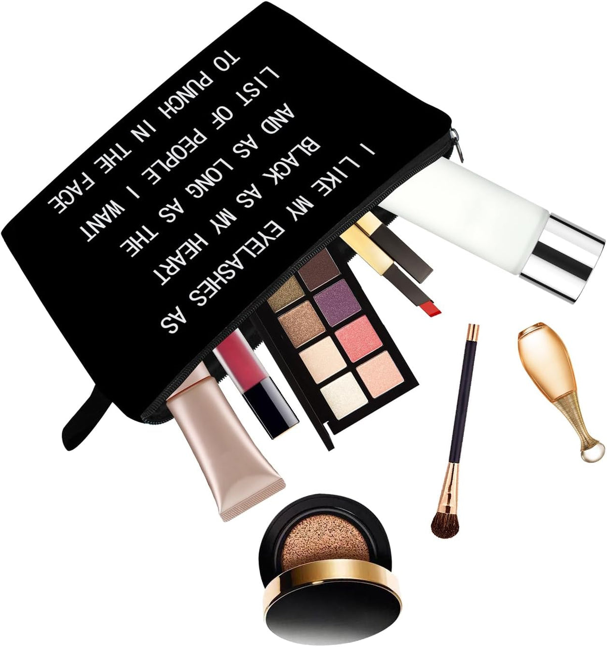 Funny Quote Print Small Cosmetic Bag -1