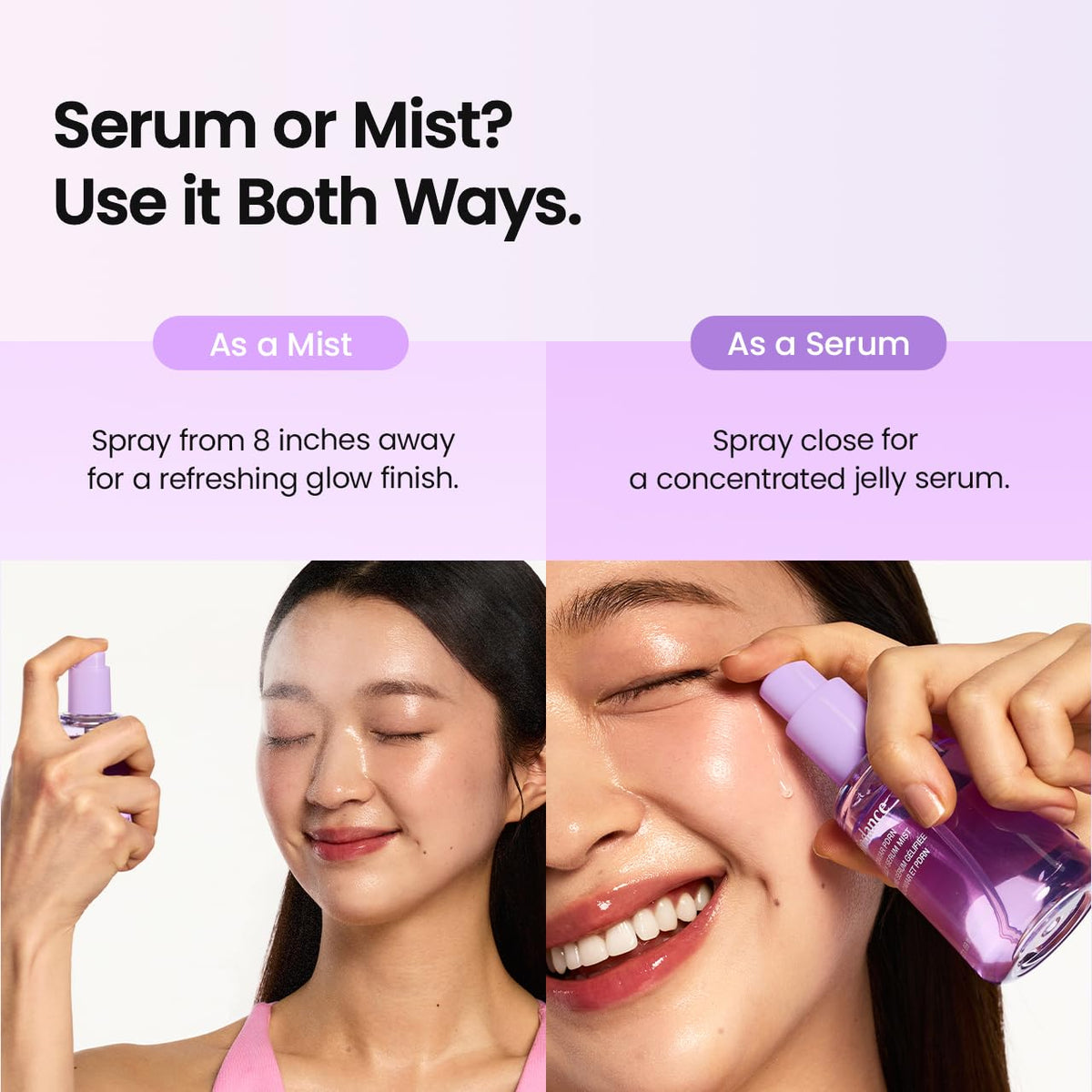 BIODANCE Collagen Peptides Jelly Serum Mist, Hydrating Face Mist, Plumping, Anti-Aging Face Spray, Sprayable Hydrogel, Travel Essentials & Self Care Gifts for Women, Korean Skin Care | 1.69 fl.oz