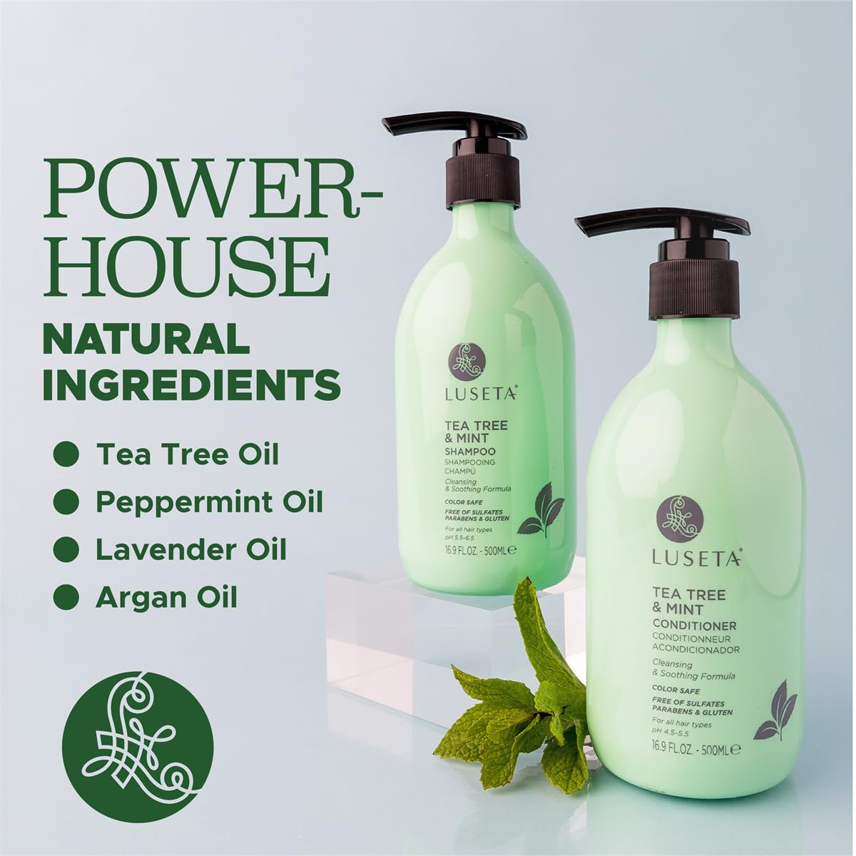 Luseta Biotin Shampoo and Conditioner Set, Thickening for Thinning Hair