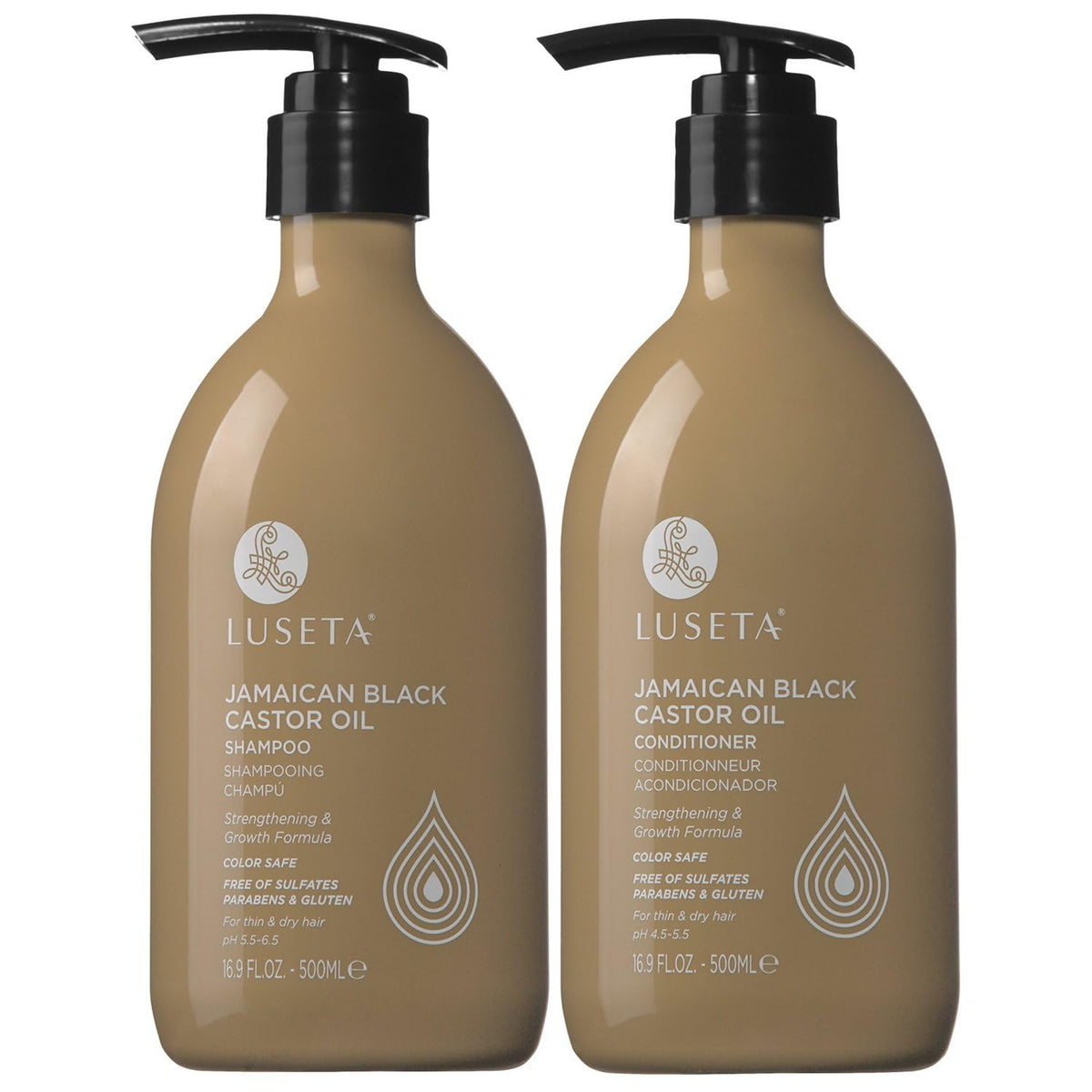 Luseta Biotin Shampoo and Conditioner Set, Thickening for Thinning Hair