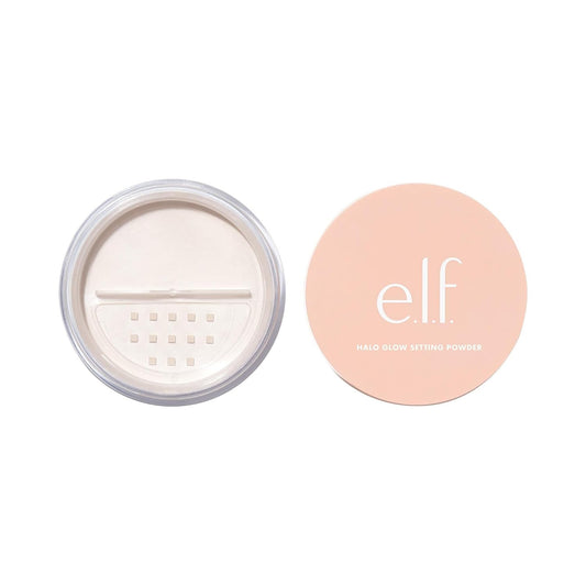 e.l.f. Halo Glow Soft Focus Setting Powder, Silky & Creates Soft Glow Without Shine, Smooths Pores & Lines, Vegan & Cruelty-Free, Light