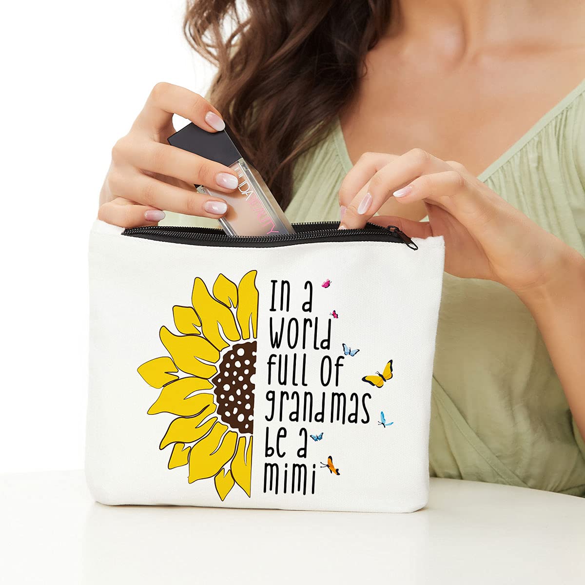 Funny Gifts for Women Makeup Bag Friendship Gifts Cosmetic Bag Zipper Pouch