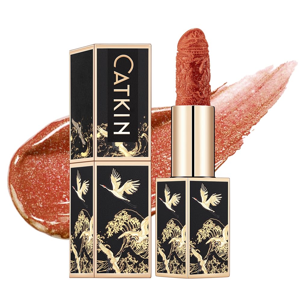 Catkin Semi-Matte Lipstick Hydrating High Impact Color Infused with Vitamin E and Avocado Oil Smooth Soft Texture Long Lasting Matte Finish 129