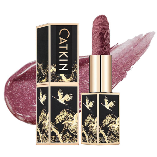 Catkin Semi-Matte Lipstick Hydrating High Impact Color Infused with Vitamin E and Avocado Oil Smooth Soft Texture Long Lasting Matte Finish 129