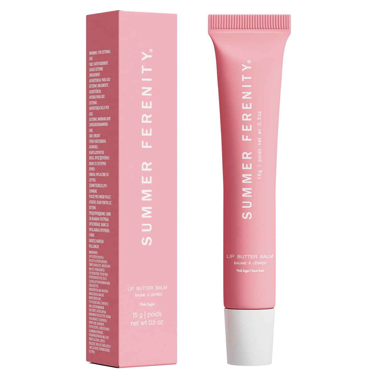 4 PCS Summer Lip Balm Tinted Lip Butter Balm - Conditioning Lip Mask,Ultra-Hydrating,Instant Moisture, Shine,Hydration - Sheer-Tinted,Soothing Lip Care - 0.5 Fl Oz (Pack of 4)