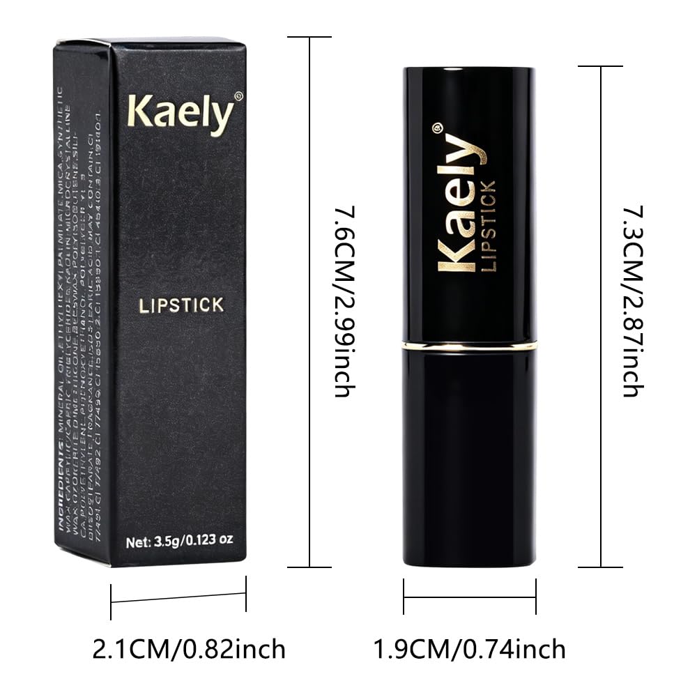 evpct Rich Rose Velvet Matte Lipstick Long Lasting Waterproof for Women