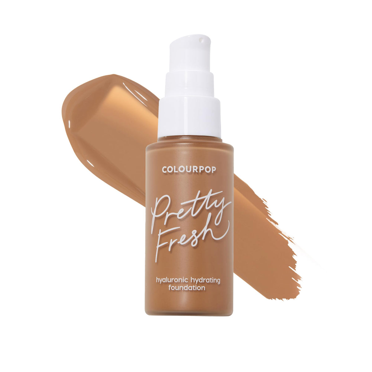 ColourPop Pretty Fresh Liquid Foundation - Hydrating Foundation with Medium, Buildable Coverage & a Natural Finish - Enriched with Hyaluronic Acid & Coconut Water - Light 70W (1 oz)
