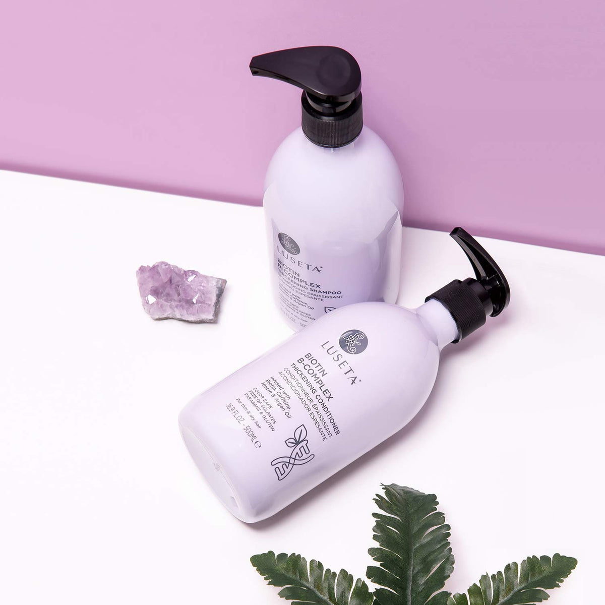 Luseta Rosemary Mint Shampoo and Conditioner Set for Hair Strengthening