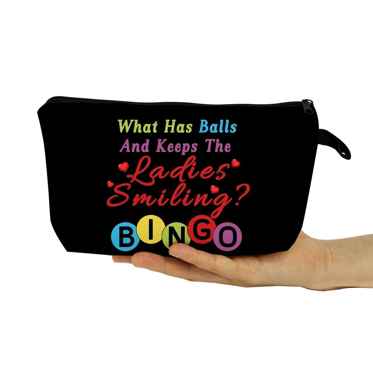 Funny Quote Print Small Cosmetic Bag -1