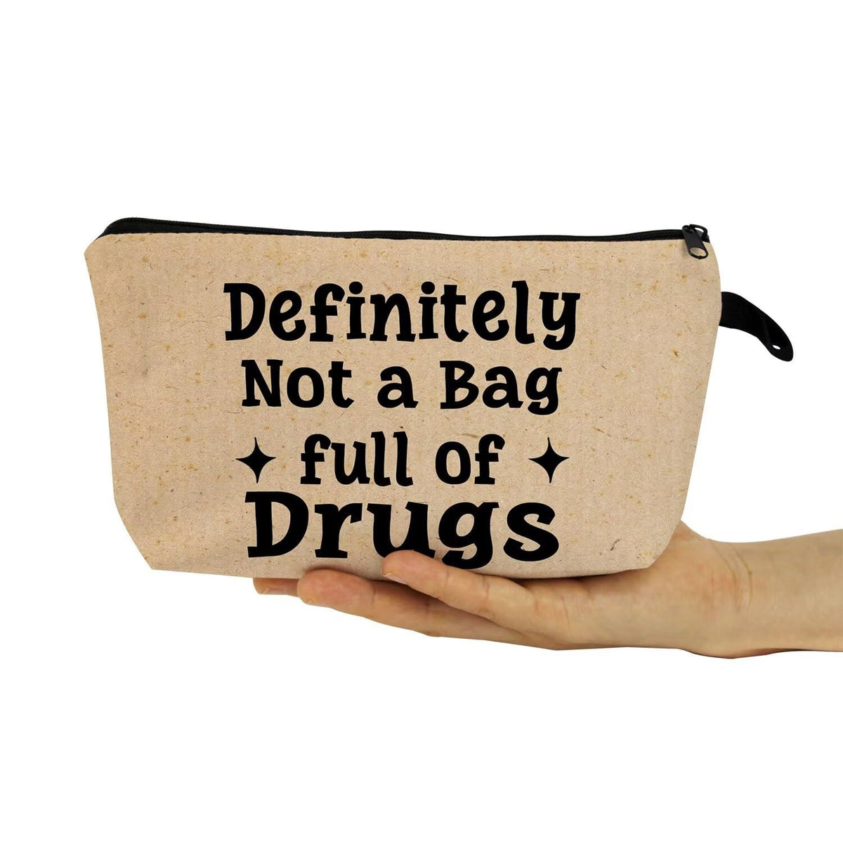 Funny Quote Print Small Cosmetic Bag -1