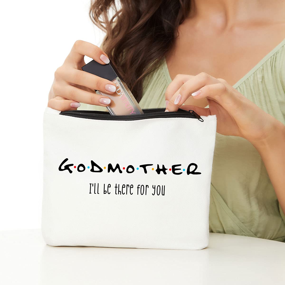 Funny Gifts for Women Makeup Bag Friendship Gifts Cosmetic Bag Zipper Pouch