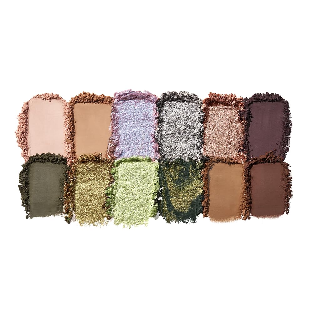 r.e.m. beauty by Ariana Grande Wicked: For Good | Ozian Forest Eyeshadow Palette | Highly Pigmented, Blendable Eye Shadows | Mix of Matte, Duo-Chrome, Shimmer and Glitter Formulas | 12 Shades