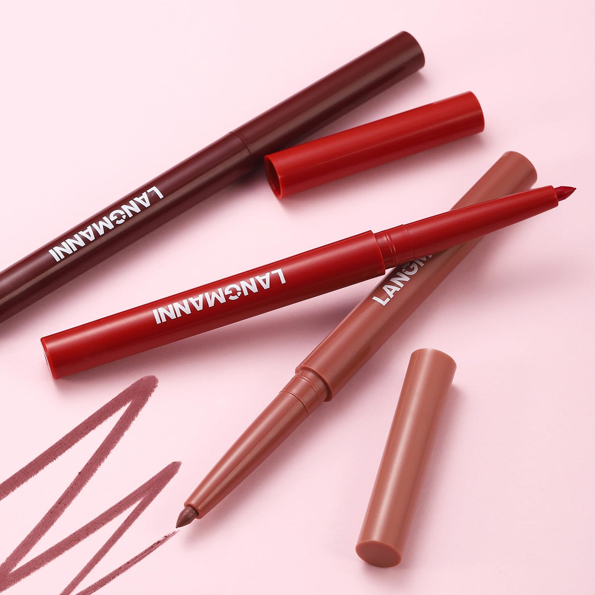 12Pcs Matte Liquid Lipstick and Lip Liner Set, Lip Makeup Combo (Set A)