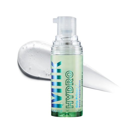 Milk Makeup Hydro Grip Primer with Hyaluronic Acid + Niacinamide – Hydrating Face Primer Grips Makeup for Up to 12 Hours – Silicone-Free, Lightweight Gel with Dewy Finish