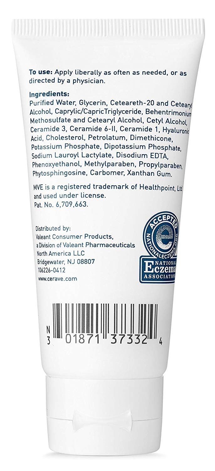 CeraVe Moisturizing Cream, Face Body Moisturizer, Normal to Dry Skin, 8 Fl Oz