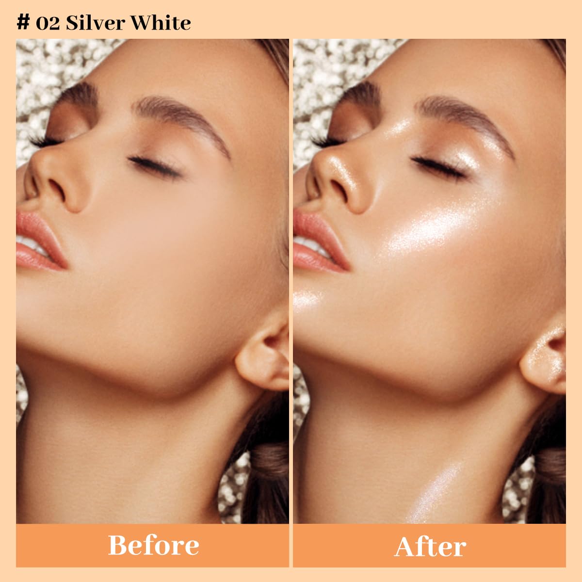 UCANBE Body Glitter Drops, Hydrating Shimmer for Face Glow