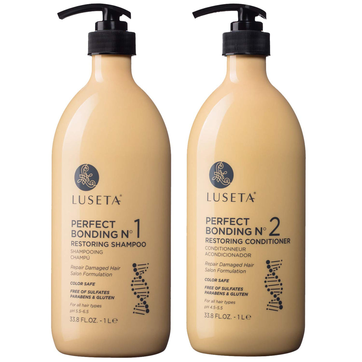 Luseta Rosemary Mint Shampoo and Conditioner Set for Hair Strengthening