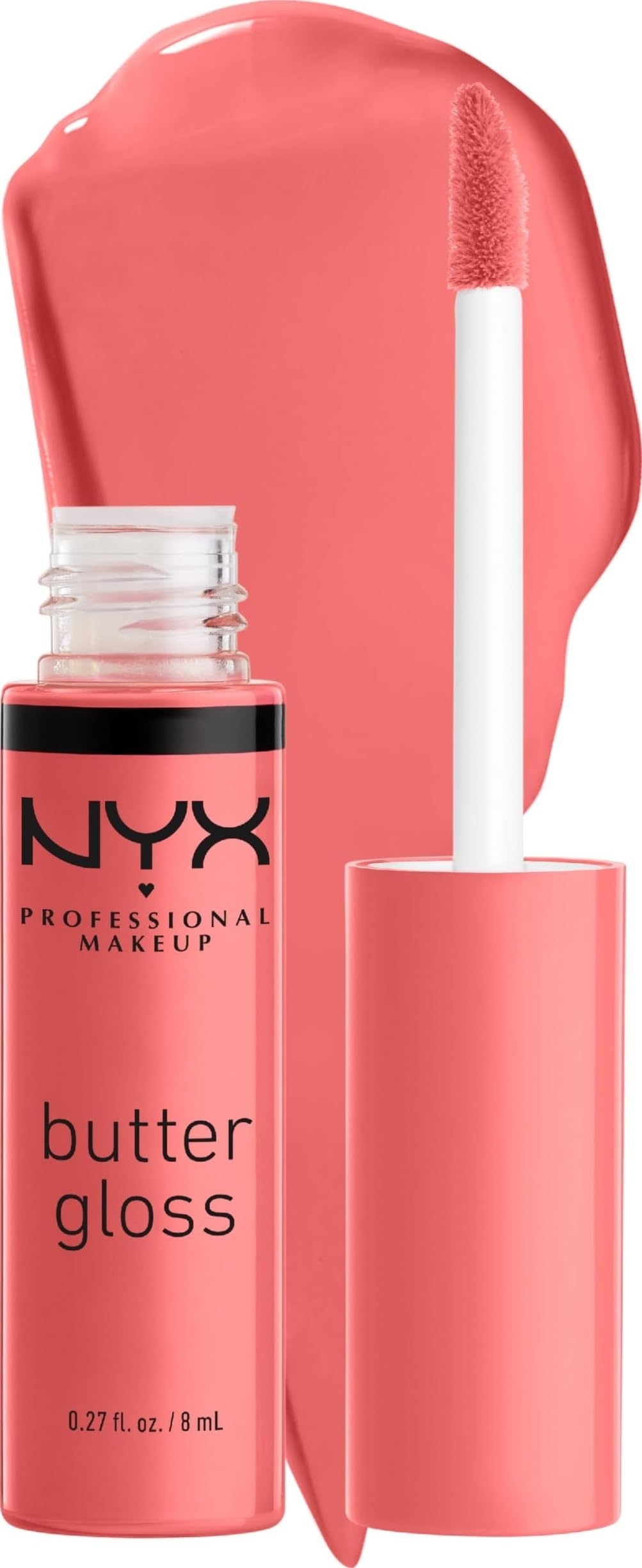 NYX PROFESSIONAL MAKEUP Butter Gloss, Non-Sticky Lip Gloss - Rocky Road (Wine)