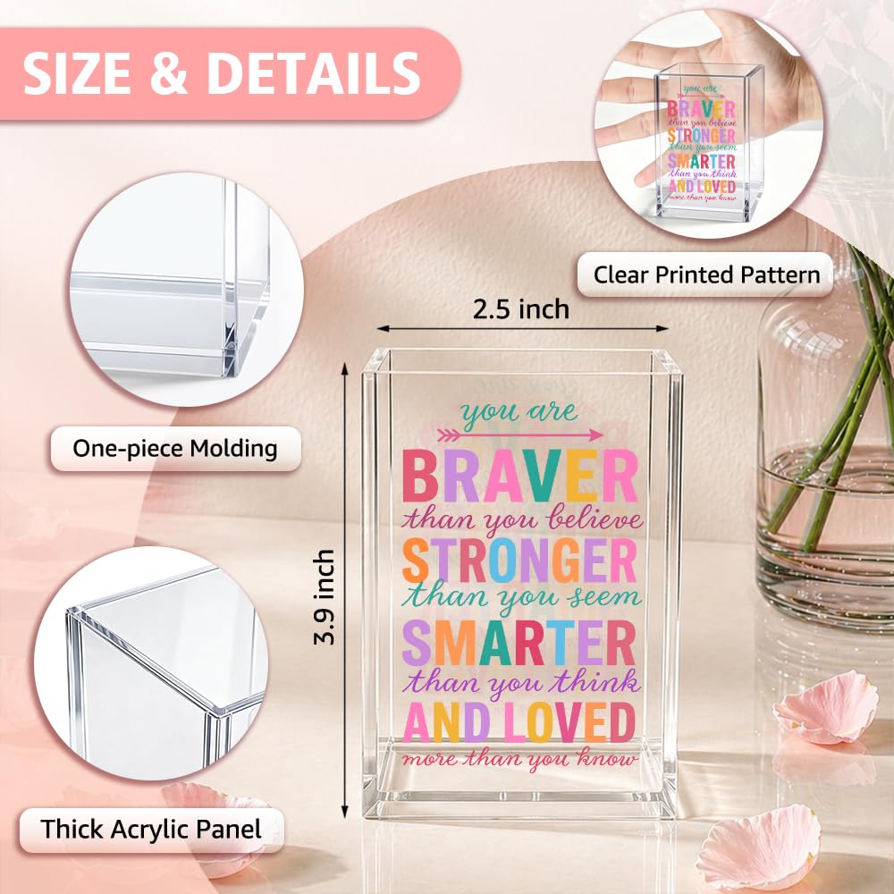 Beautiful Girl You Can Acrylic Pencil Holder Cup Gifts for Daughter
