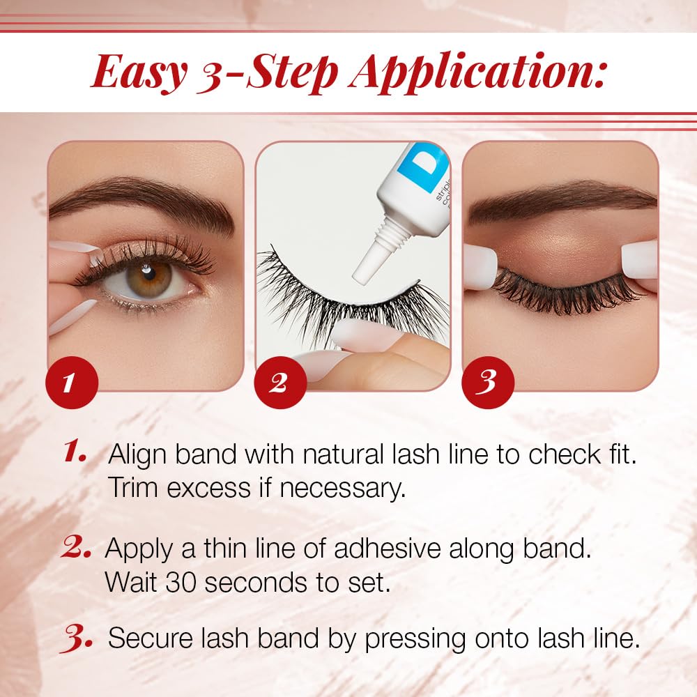 Ardell Naked Lashes 421 Subtle Volume Natural Look False Eyelashes, 4 Pairs
