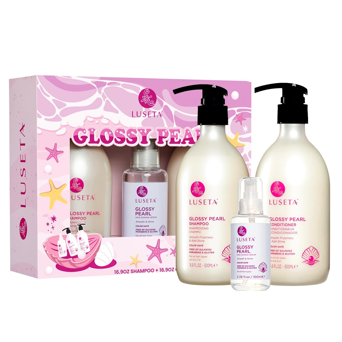 Luseta Biotin Shampoo and Conditioner Set, Thickening for Thinning Hair