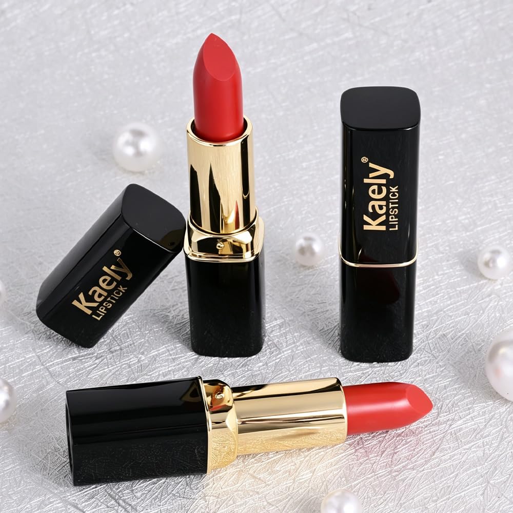 evpct Rich Rose Velvet Matte Lipstick Long Lasting Waterproof for Women