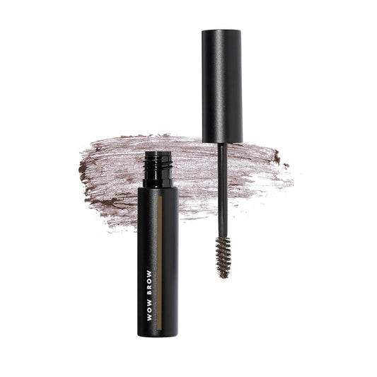 e.l.f. Wow Brow Gel, Volumizing, Buildable, Wax-Gel Hybrid, Creates Full, Voluminous-Looking Brows, Locks Brow Hairs In Place, Neutral Brown, Fiber-Infused 3.5g