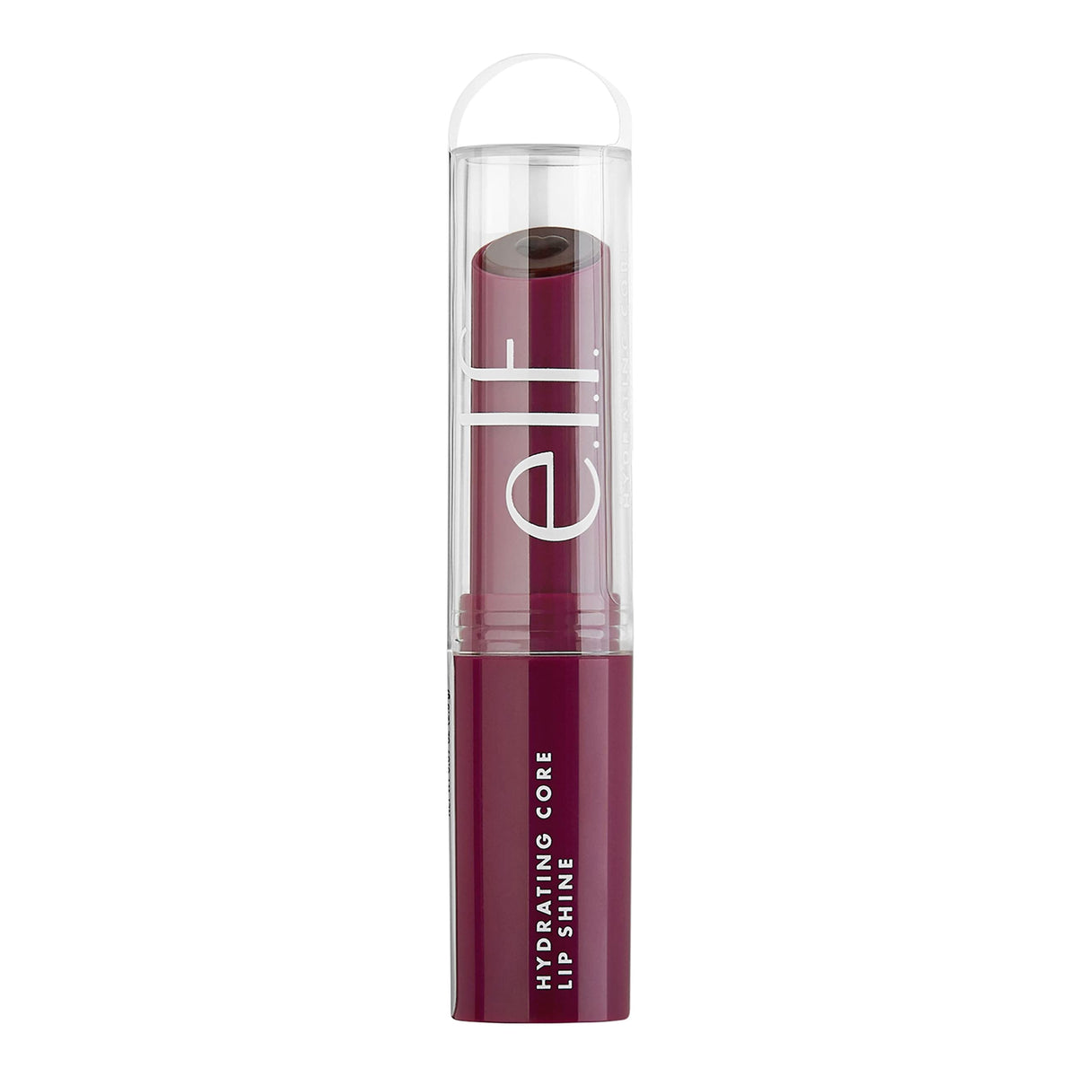 e.l.f. Hydrating Core Lip Shine with Shea Butter & Vitamin E, Tinted Lip Balm for A Smooth, Glossy Finish & Long-Lasting Moisture, Happy Dusty Rose
