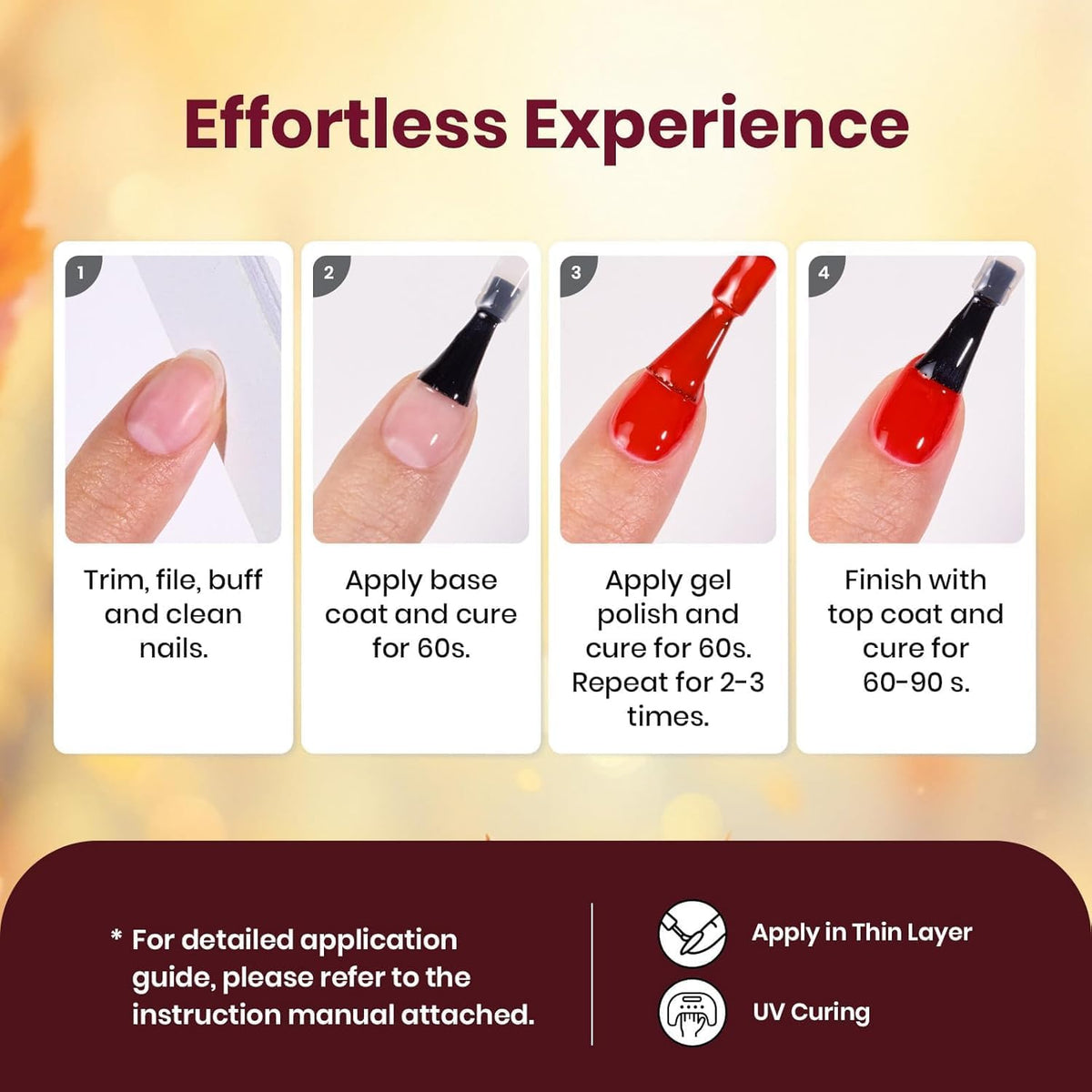 beetles Gel Polish Whispers of Love Jelly Gel Nail Polish Set, 6 Colors