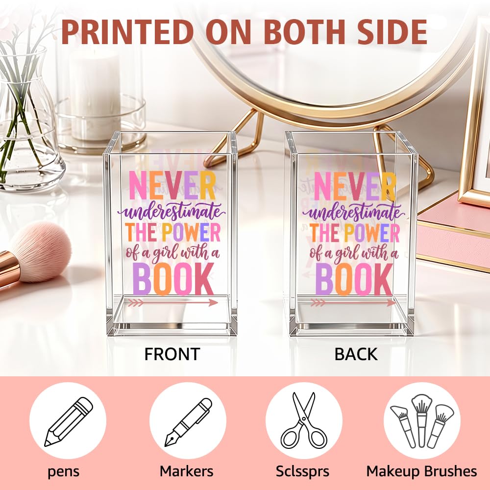 Beautiful Girl You Can Acrylic Pencil Holder Cup Gifts for Daughter