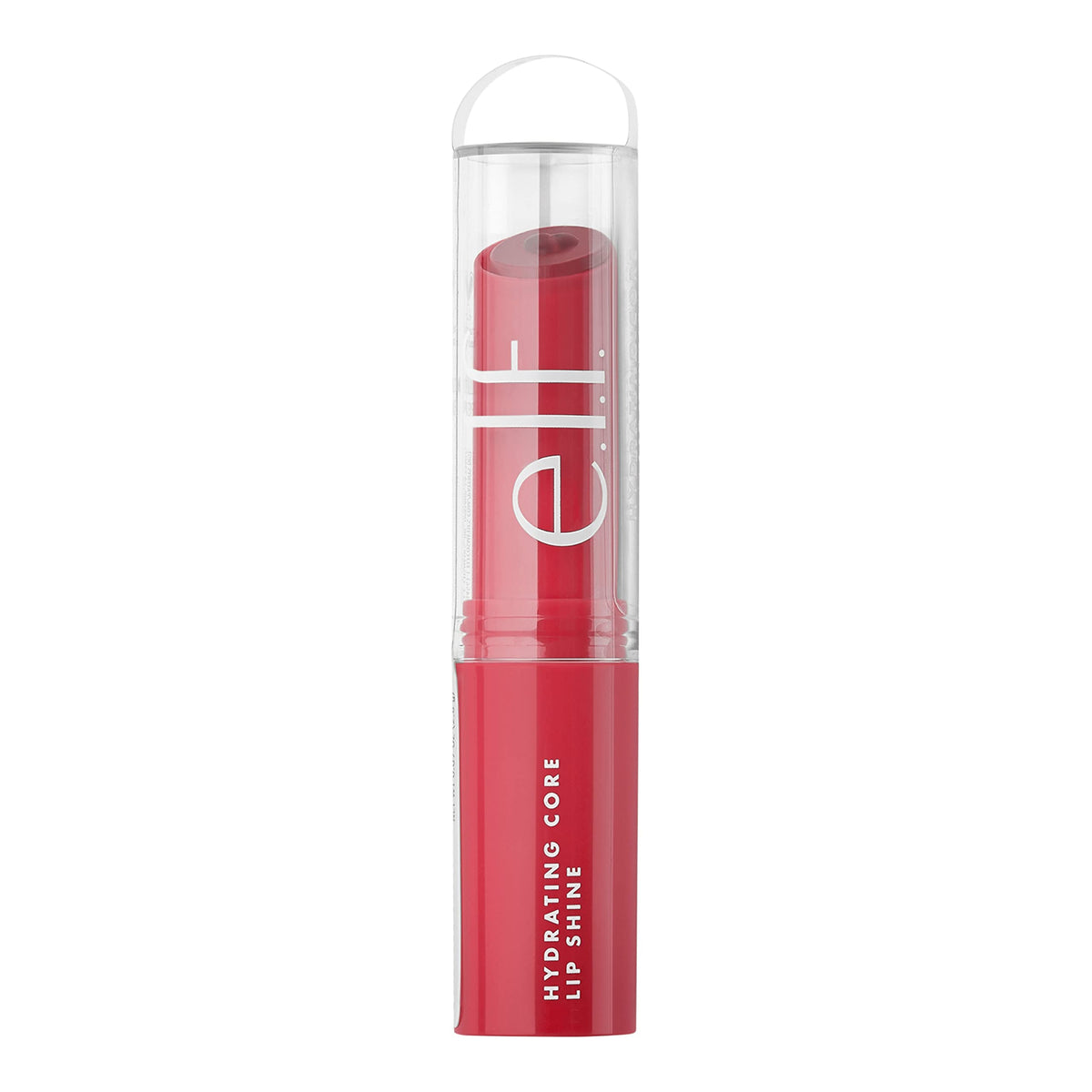 e.l.f. Hydrating Core Lip Shine with Shea Butter & Vitamin E, Tinted Lip Balm for A Smooth, Glossy Finish & Long-Lasting Moisture, Happy Dusty Rose