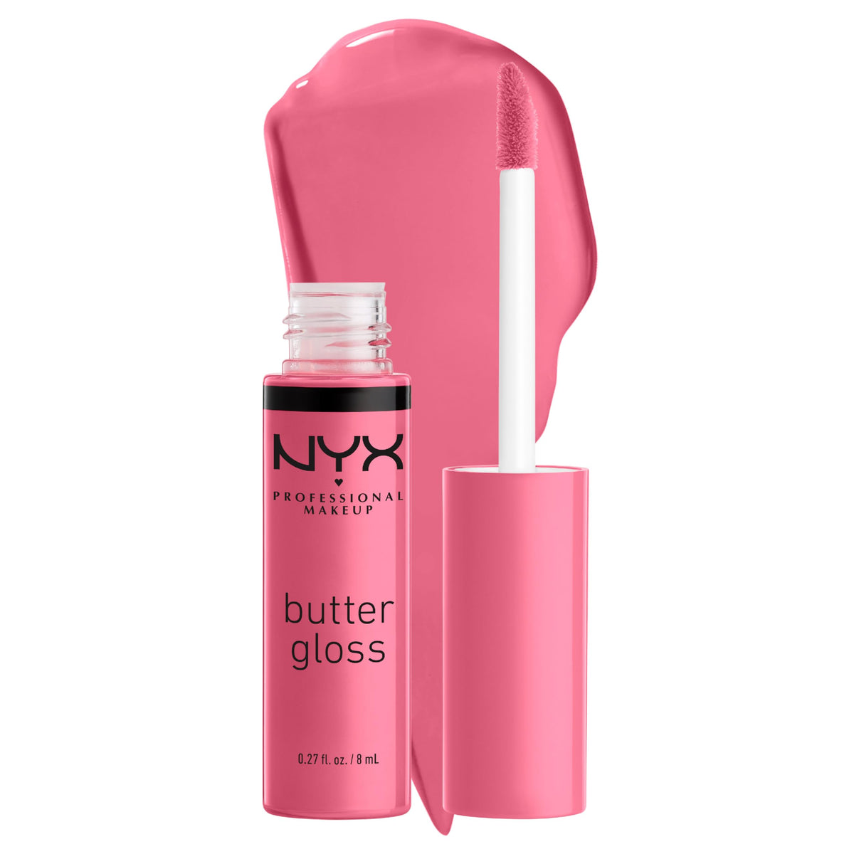 NYX PROFESSIONAL MAKEUP Butter Gloss, Non-Sticky Lip Gloss - Rocky Road (Wine)