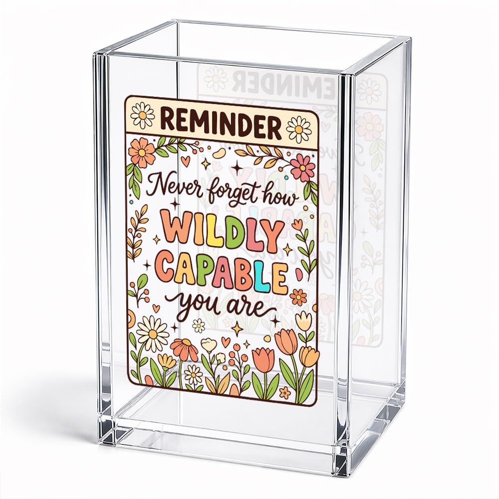 Beautiful Girl You Can Acrylic Pencil Holder Cup Gifts for Daughter
